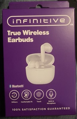Infinitive True Wireless Earbuds (WHITE) (NEW)