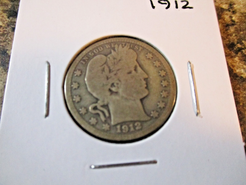 1912 BARBER QUARTER     70 - Picture 1 of 2