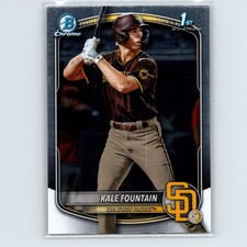 2025 Bowman Chrome Kale Fountain #BCP-246 Prospects San Diego Padres