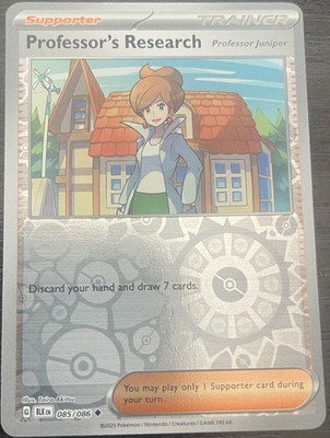 Professor's Research 085/086 Sv: Black Bolt Reverse Holo