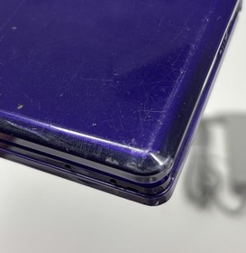 Nintendo 3DS (CTR-001) Midnight Purple w/ 2GB SD Card + NEW CHARGER - WORN