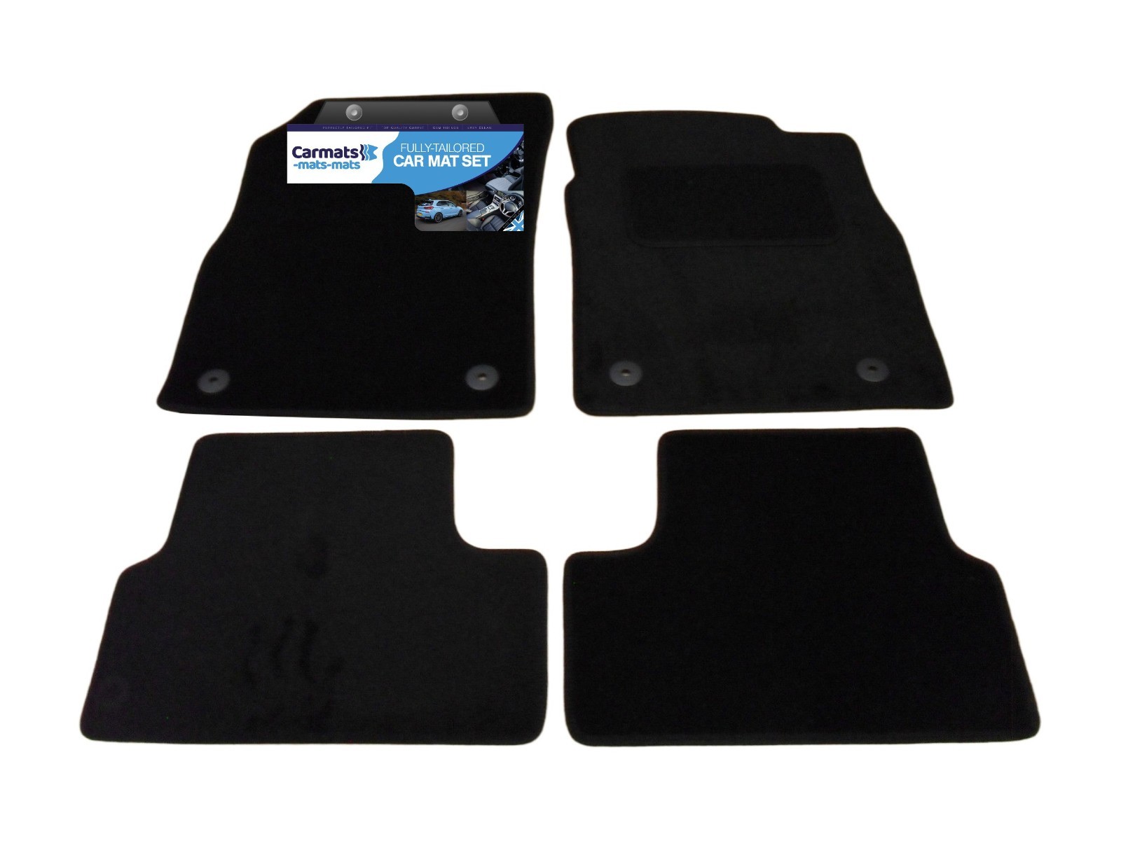Car Mats for Chevrolet Cruze 2009-2015 Tailored Fit Car Floor Mats in Black