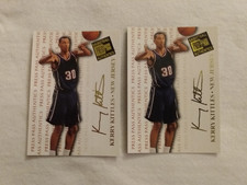 (2) 1998 PRESS PASS AUTHENTICS # 43 KERRY KITTLES ROOKIE GOLD SIGNATURE