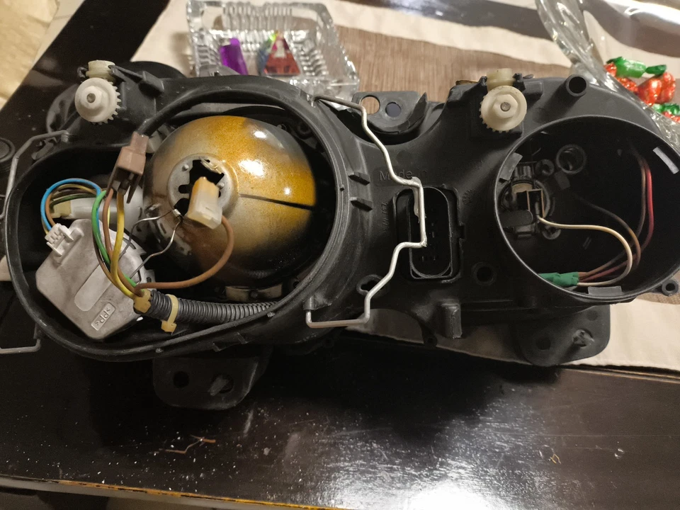 Faro fanale proiettore ant Sx Jaguar X-Type dal 2001 al 2010 + Faretti dx e sx - Immagine 2 di 4