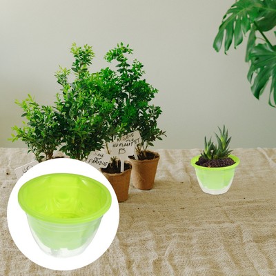  6 Sets Automatischer Wasserabsorbierender Blumentopf Büro Selbstbewusste