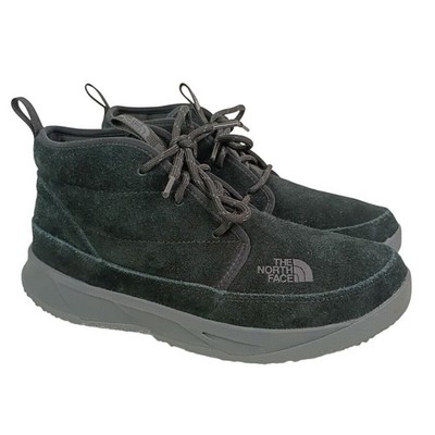 The North Face Women's 9 NSE Chukka Suede Black Gray Outdoor Casual Boots Cozy