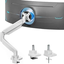 ARES WING Single Monitor Arm, Heavy Duty Mount for 17-45" Ultrawide Screens