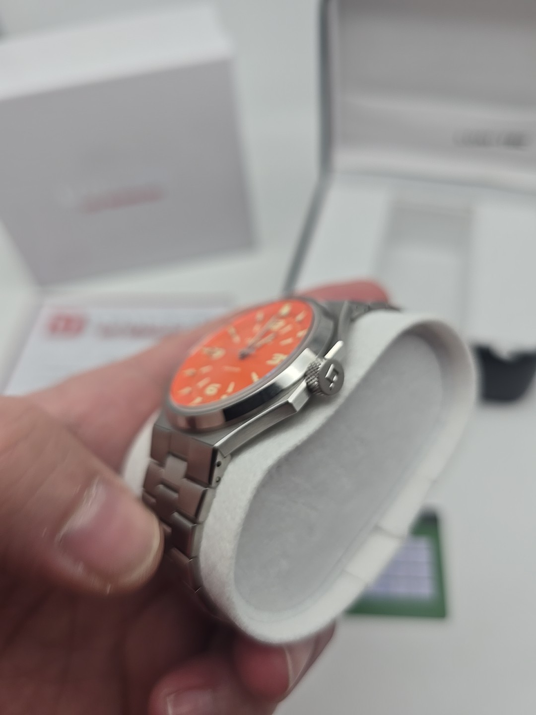 Lum-Tec Eclipse E5 Orange Dial Mens Automatic Wat… - image 7