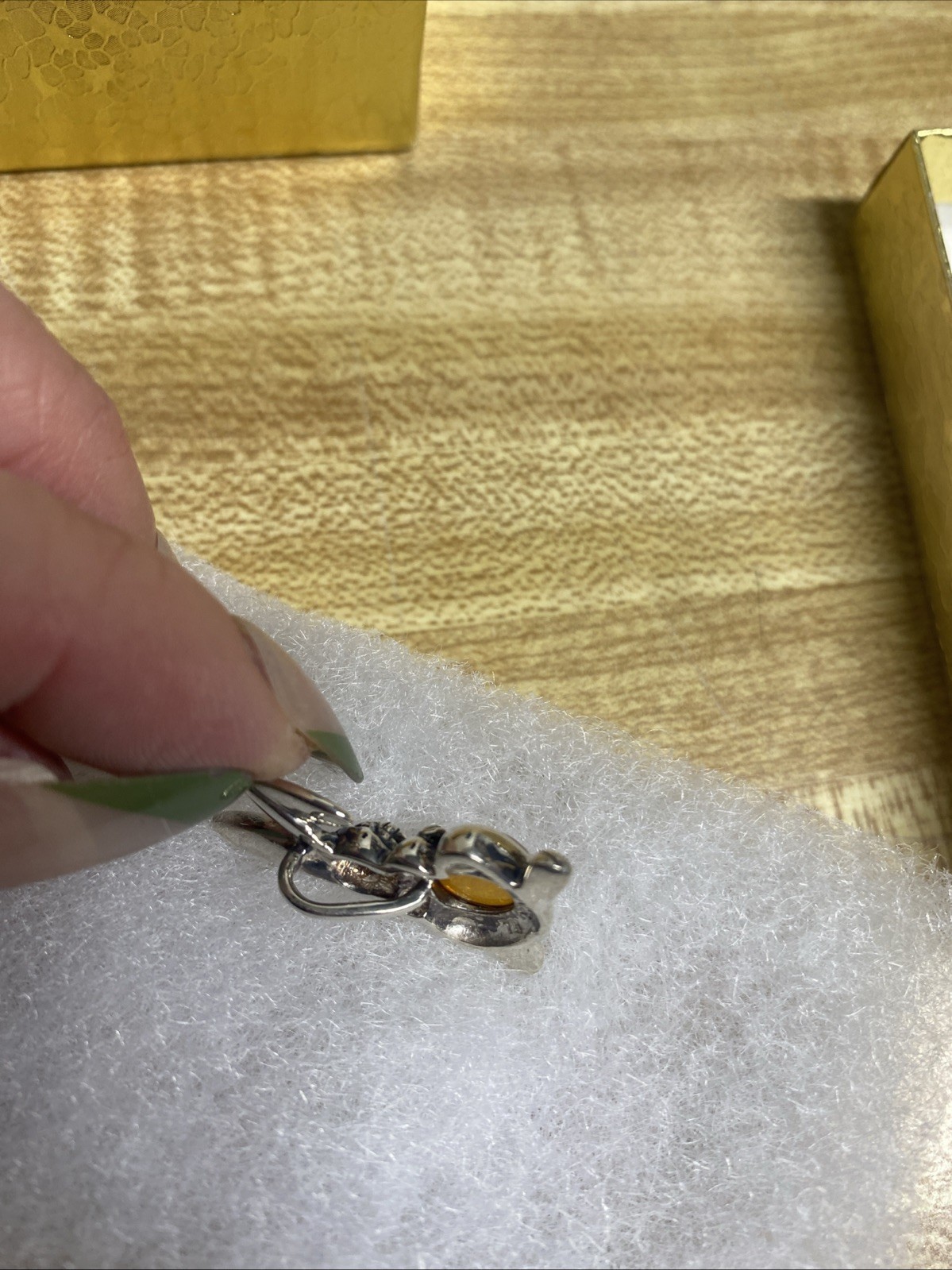 Sterling Silver 925 Rabbit Spring Easter Pendant … - image 6