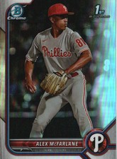 2022 Bowman Draft #BDC-117 Alex McFarlane Chrome Refractor