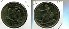 1877 S TRADE SILVER DOLLAR VF CL 9035T