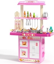 TEMI 2-In-1 Kitchen  Grill Playset for Kids