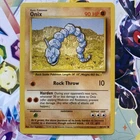 Pokemon TCG Onix Card 56/102 1999 Base Set Common NM