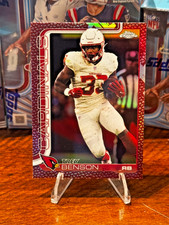 2025-26 Topps Chrome Football - LEATHER REFRACTOR INSERT #7 Trey Benson NM