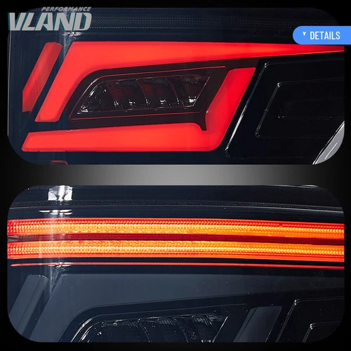 2015-2020 For Ford F150 Black Sequential Full LED Brake Tail Lights Pair - Bild 10 von 16