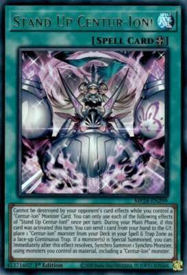 Yugioh! Stand Up Centur-Ion! - MP24-EN299 - Ultra Rare - 1st Edition Near Mint, 