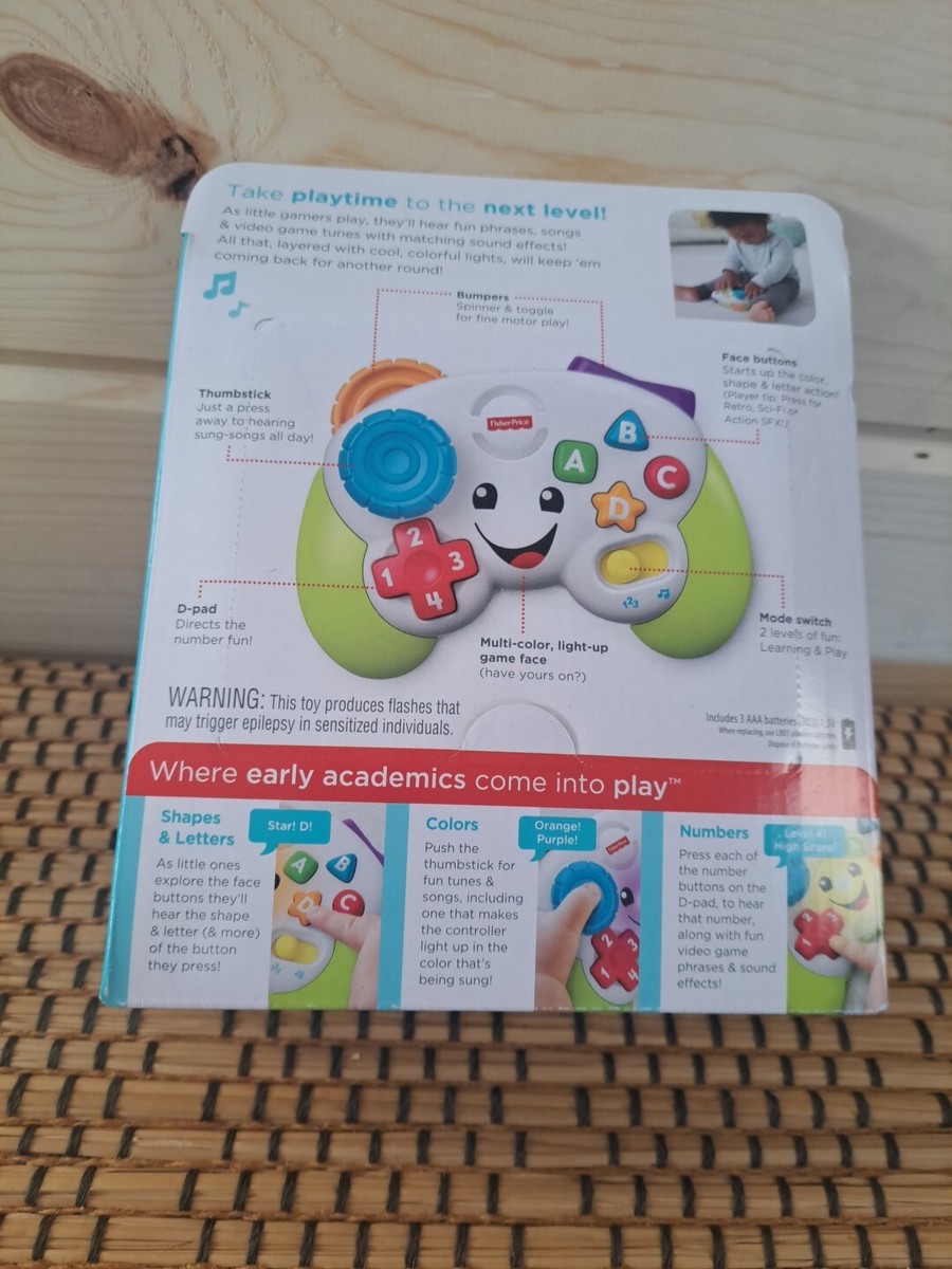 Fisher-Price Laugh Learn Game Controller Baby Toy Pink 6-36