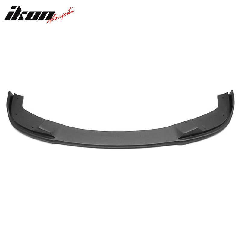 Fits 04-10 BMW E60 5 Series H Style Front Bumper Lip Spoiler PU Unpainted 1PC - Image 4 of 4