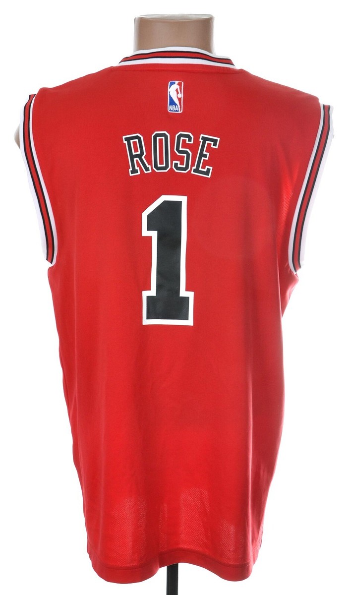 NBA CHICAGO BULLS BASKETBALL SHIRT #1 ROSE ADIDAS SIZE M | eBay