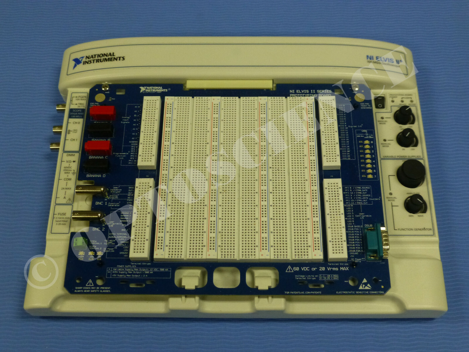 National Instruments NI ELVIS II+ Platform with Prototyping Board ...
