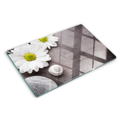 Planche De Cuisine En Verre Trempé Tulup – 80x52 Cm – Thème Plage Paysage
