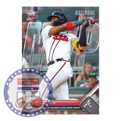 PRE SALE* Ronald Acuña Jr. - 2023 MLB TOPPS NOW® Card OS17 NL MVP