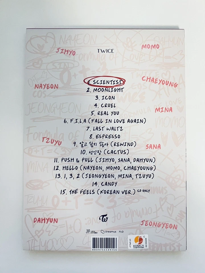 TWICE - FORMULA OF LOVE : O+T=♥️ (3rd Album) [Break It Ver.] KR COMPLETE - Bild 2 von 2