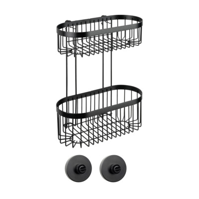 WENKO Bad Dusche Korb Regal Wand Ablagen Hänge CLASSIC Etagen ohne bohren Küchen
