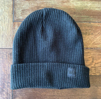 Gap Kinder Beanie Mütze schwarz 54 cm (Outdoor / Sport / Ski / Fußball)