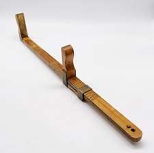 Antique U.S. Standard Kerby  Bros makers Shoe measure caliper rule Fulton st