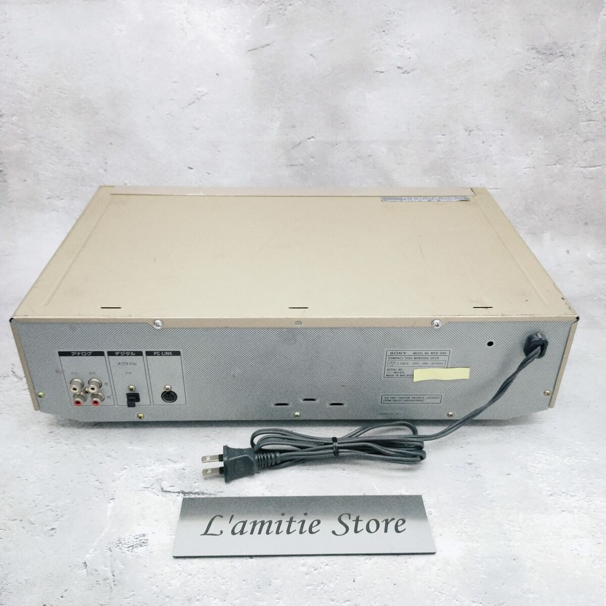 Sony MXD-D40 MD CD Recorder Player MiniDisc Audio Silver Sony MXD-D40 MD CD Recorder Player MiniDisc Audio Silver