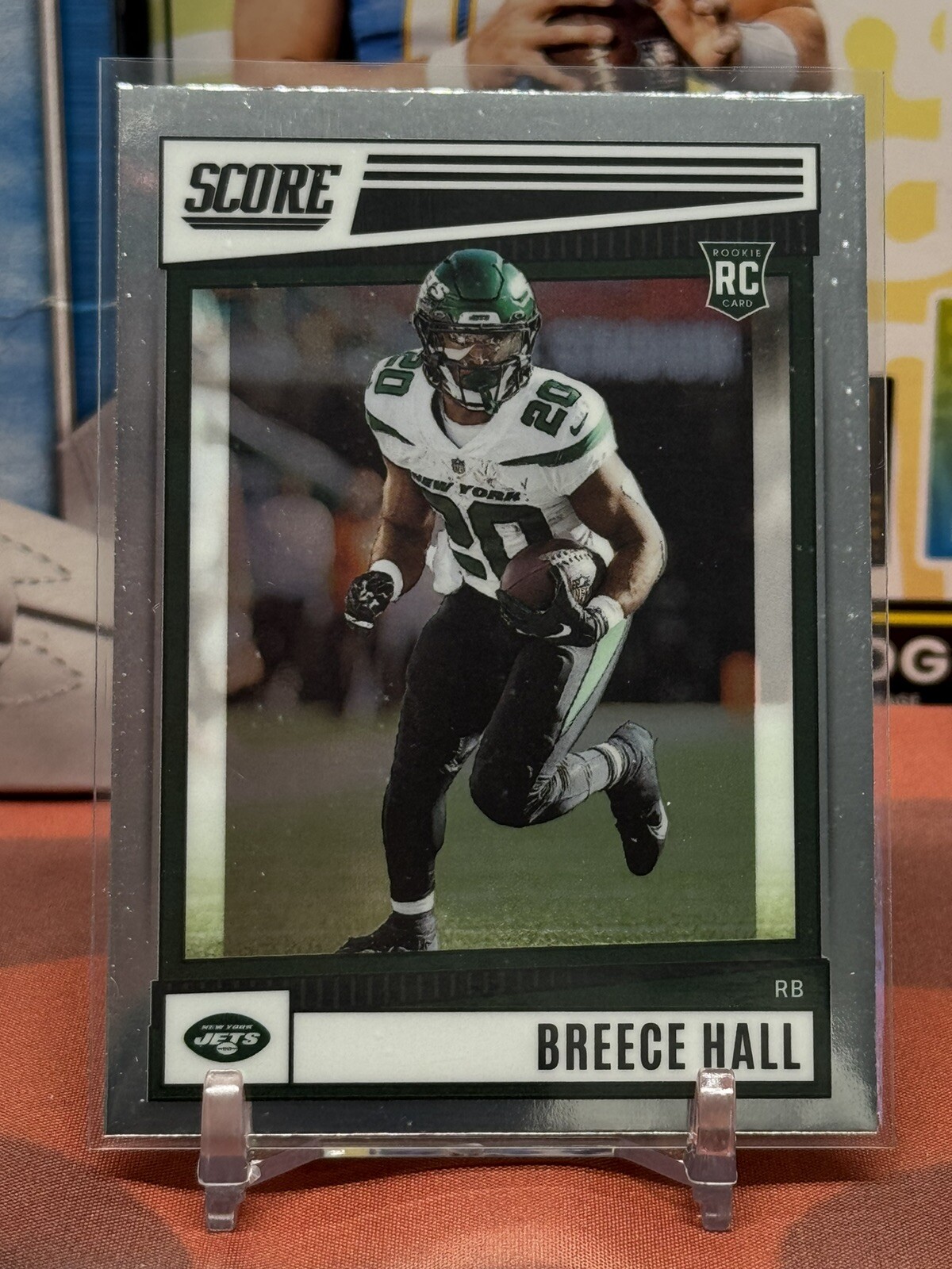 BREECE HALL RC NEW YORK JETS CHRONICLES SCORE 2022 # SP-330 CHROME