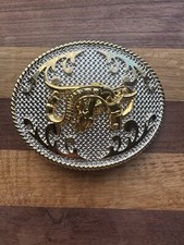 3D Western Cowboy - Texas Longhorn Belt Buckle for Men Women