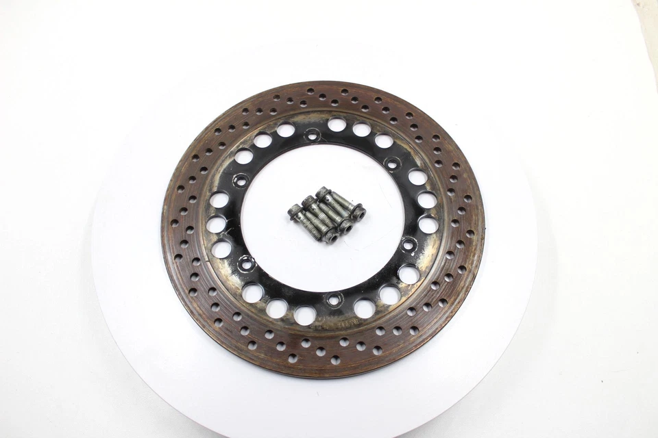 91 SUZUKI GSX1100G OEM REAR ROTOR BACK BRAKE DISC - Image 4 of 4