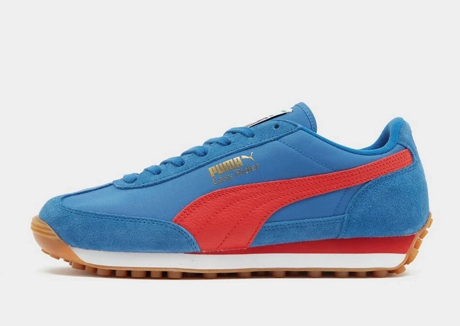 Puma Easy Rider Uomo Scarpe IN Blu e Rosso