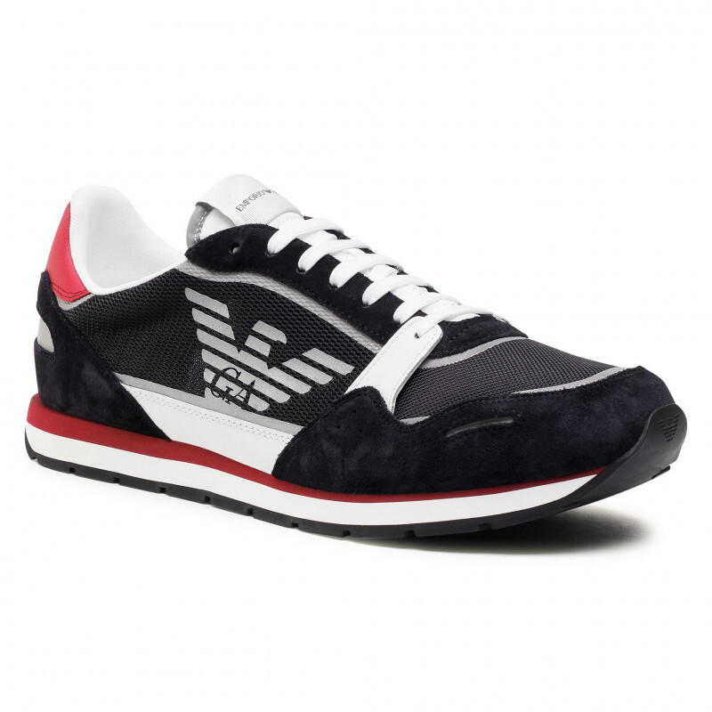 Shoes Sneaker EMPORIO ARMANI Man Sz US 95 X4X537XM678 N495 Black 42590₽