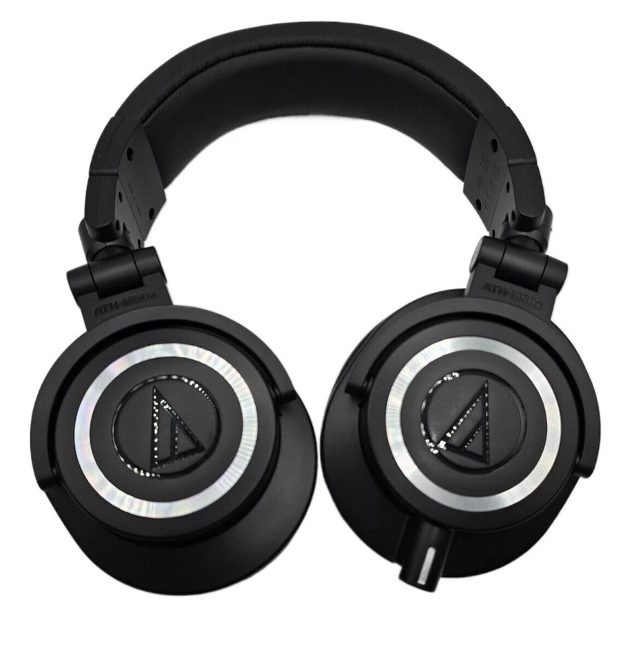 NEW Audio-Technica ATH-M50X Professional Over Ear Headphones - Black - Image 2 of 4