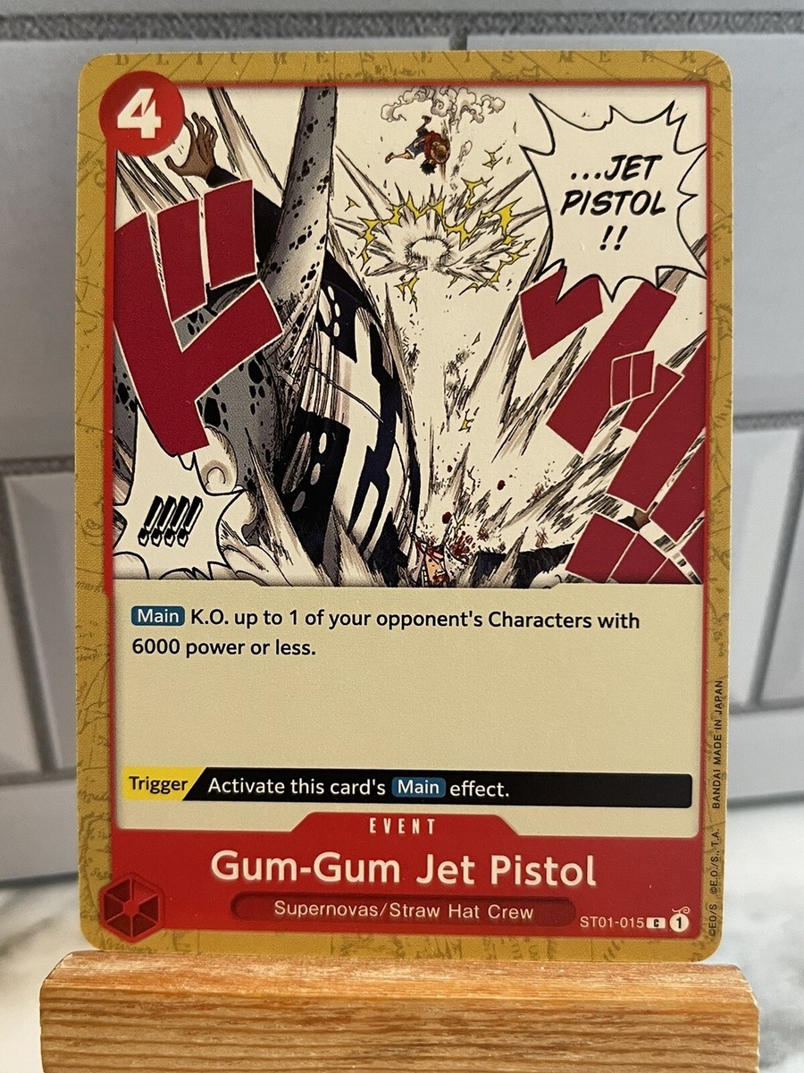 Gum-Gum Jet P Card ST01-015 One Piece Starter Deck 1 Straw Hat