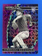 2021 Chronicles Titan #23 Hirokazu Sawamura Purple Velocity Prizm Red Sox