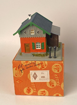Faller HO 130 Crossing House Factory Built In Original Box