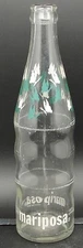 Mariposa; Guatemala, C.A.; 2-color ACL soda pop bottle