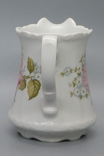 Vintage Mitterteich Bavaria Pink and White Wildflowers Creamer Germany - Picture 4 of 7