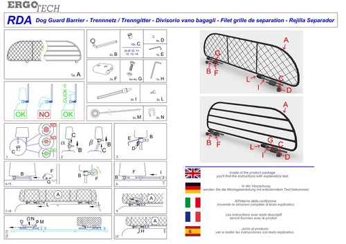 ERGOTECH Rejilla Separador Perros para PEUGEOT 5008 (de 2009 a 2017) - Imagen 3 de 3