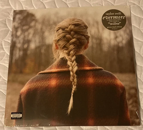 TAYLOR SWIFT “Evermore” Transparent Green Vinyl Sealed Vinyl LP  Set - NEW!