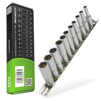 "StecknüSse Satz Einsatz 4-13 Mm Sechskant SteckschlüSsel 1/4\" 50Mm Lang Nuss Set"