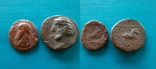 AC#12 Parthians Treasure bronze Coin Kings of Parthia Coins 4.7g 14-16mm 