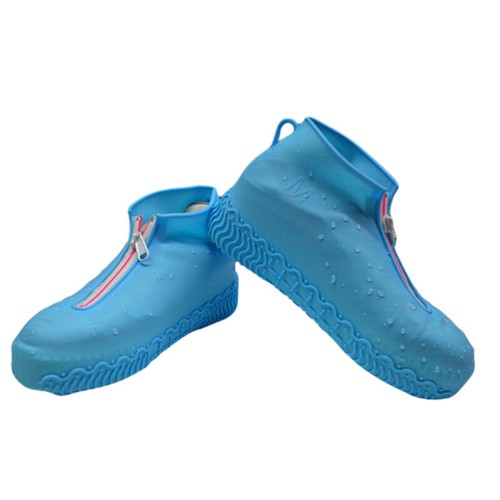 Shoe Boot Cover Protector with Zip Anti Slip Silicone Overshoes Rain Waterproof - Picture 16 of 22