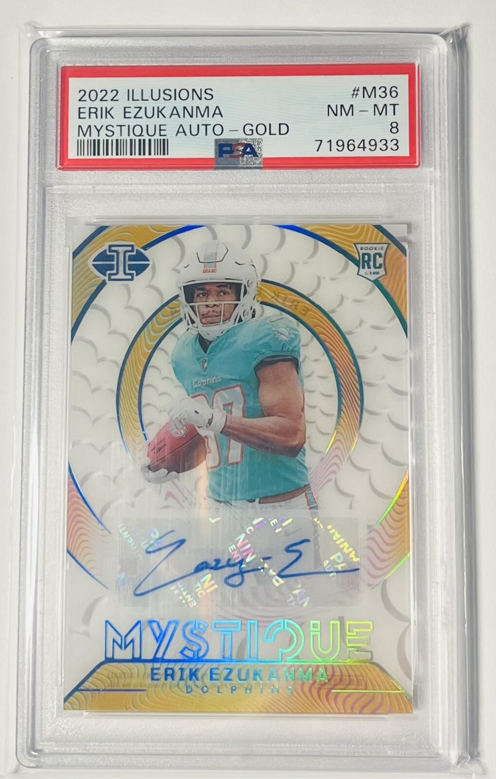 Erik Ezukanma Panini Illusions Mystique Autographs #M36 Gold