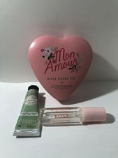 L  Occitane Mon Amour Gift Set Amande Hand Cream  Rose Fragranced Water 10ml Ea