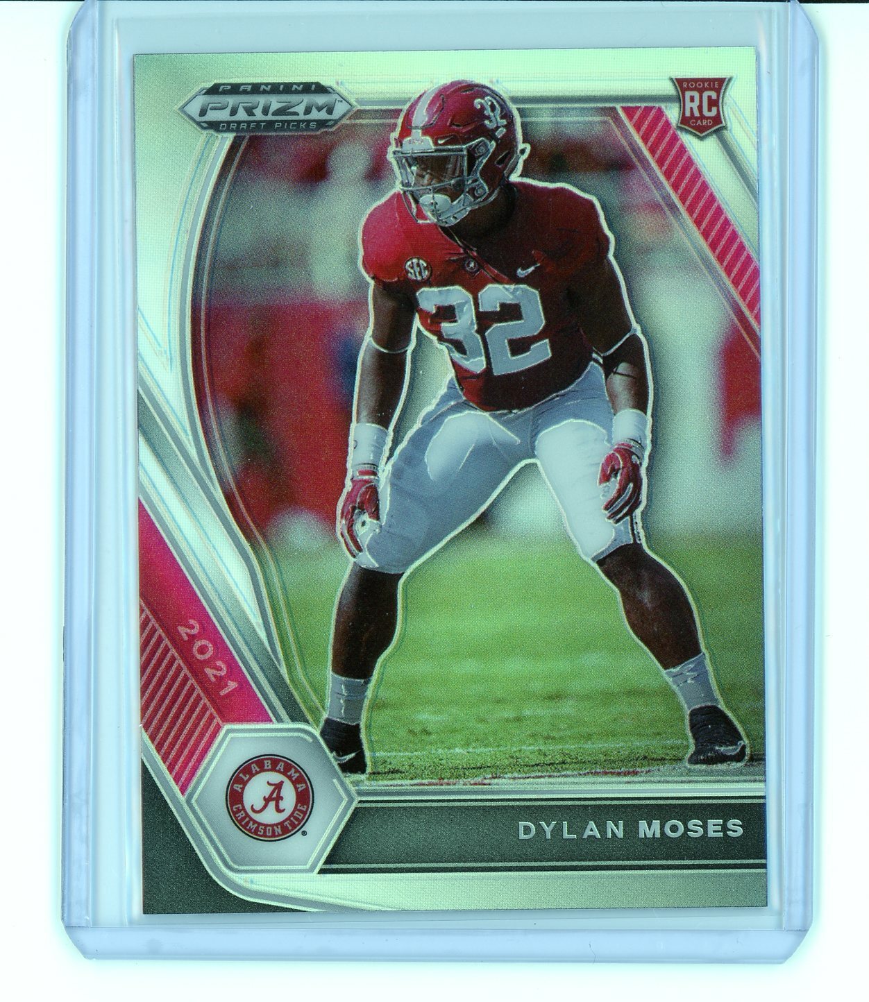 2021 Panini Prizm Draft Picks Dylan Moses Silver Prizm Rookie Card Jacksonville